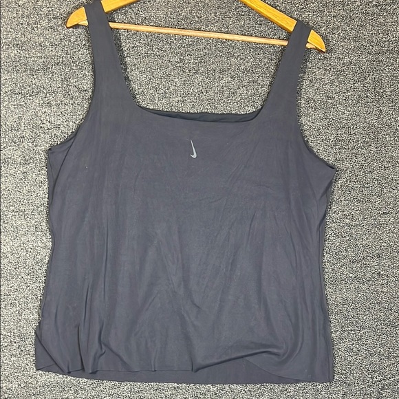 Nike Black Dri Fit Tank with Cami Bra, Womens XXL - Picture 4 of 6